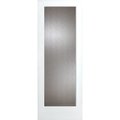 Trimlite 36" x 80" Primed 1-Lite Interior French Slab Door with Rain Tempered Glass 3068pri1501RAIT